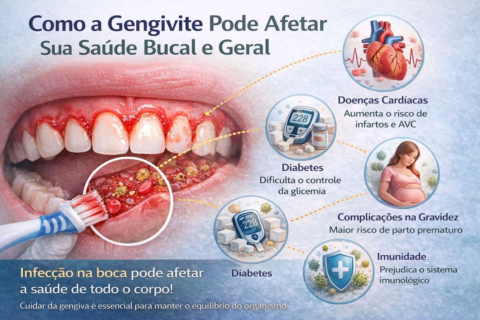 Como a Gengivite Pode Afetar Sua Saúde Bucal e Geral