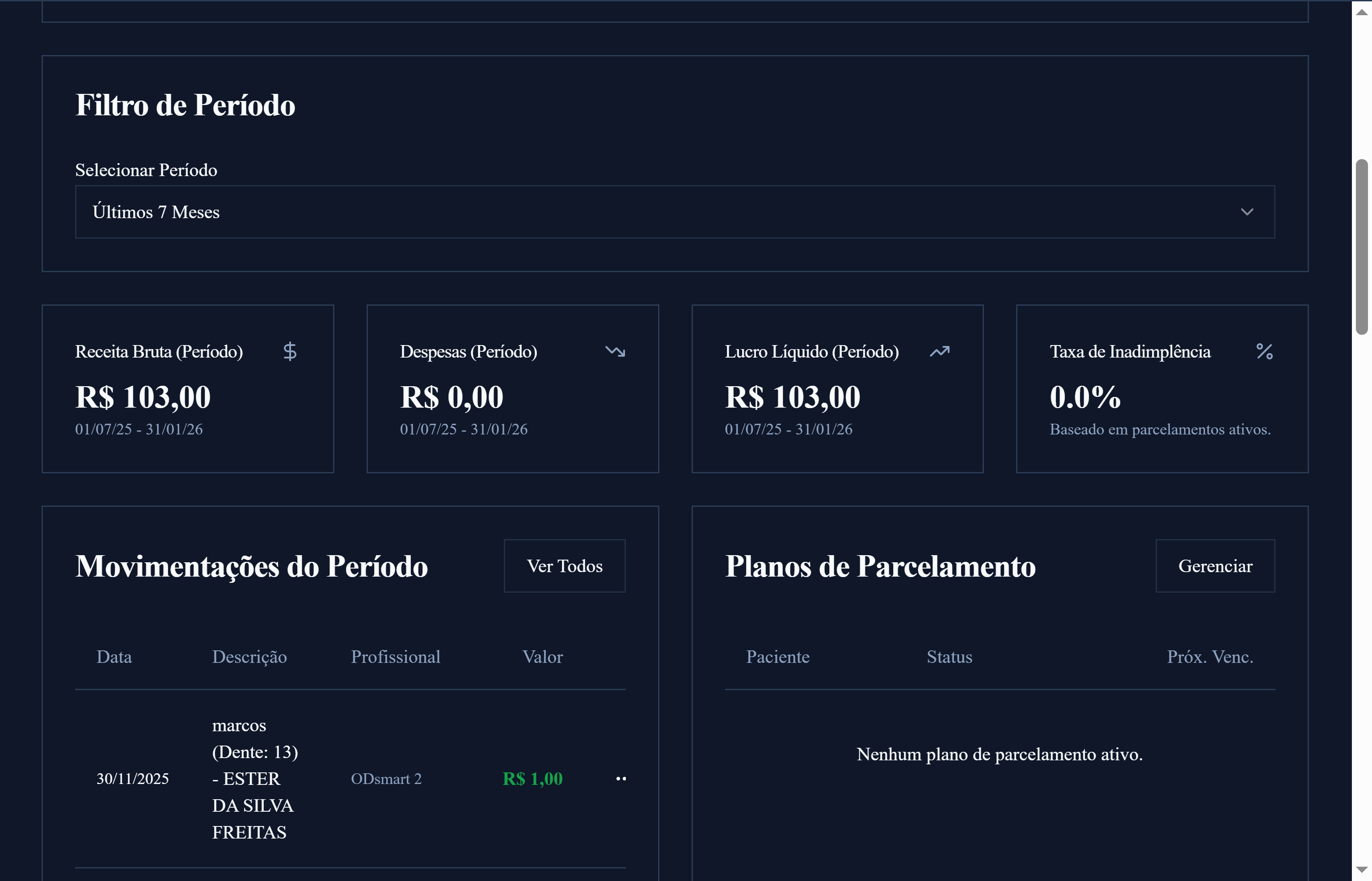 Gestão Financeira Completa