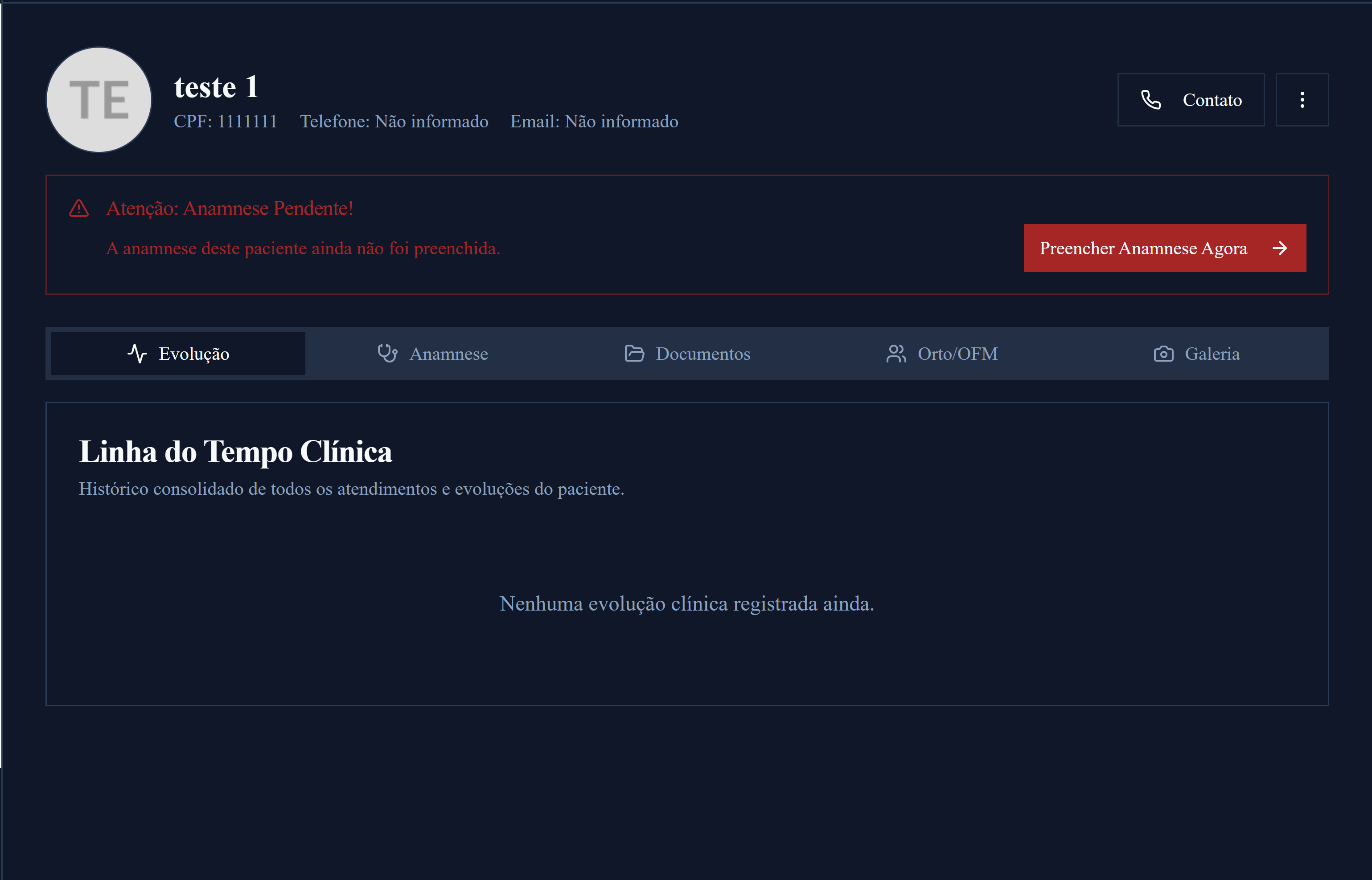 Prontuário Digital Completo