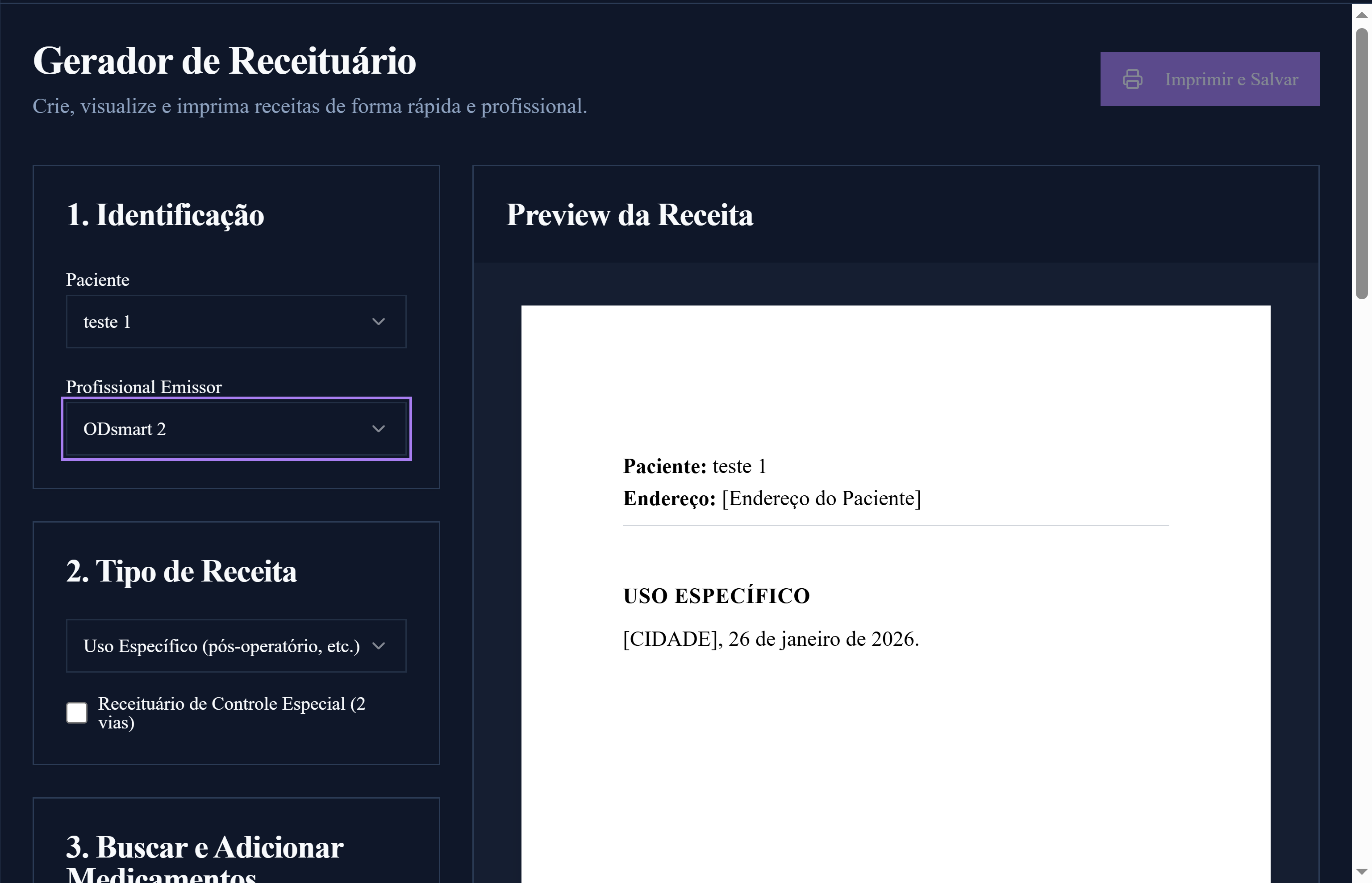 Receituário Digital